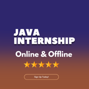 java internship Internship On Java Development 